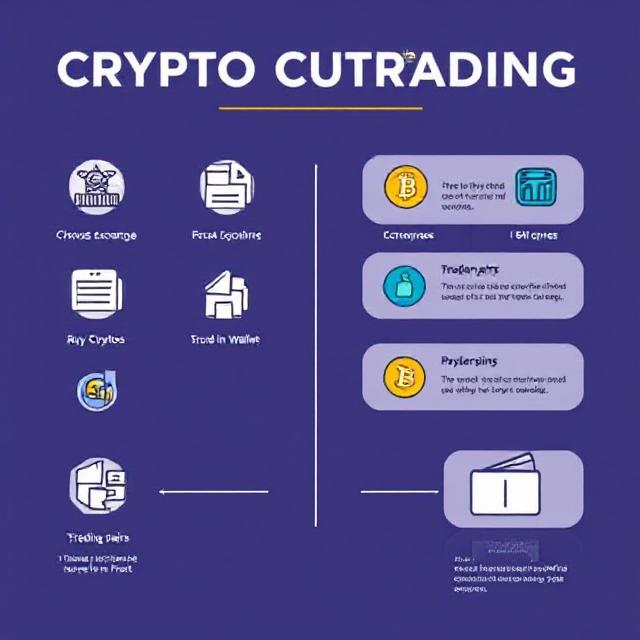 how to trade cryptocurrency for beginners infographic