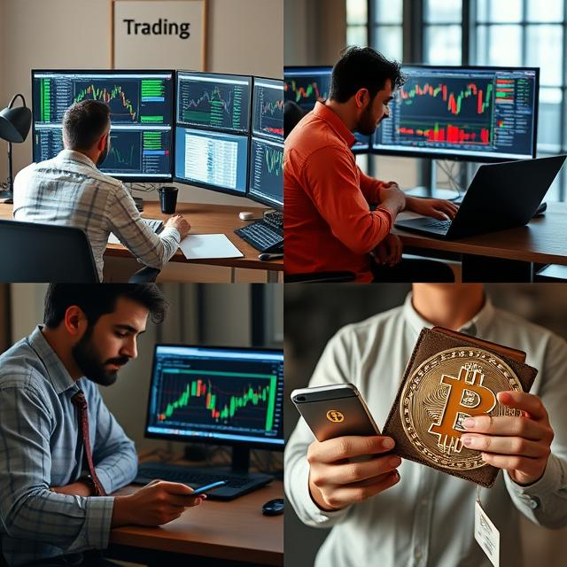 how to trade cryptocurrency for beginners infographic